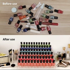 BTremary-rangement-cosmetiques-acrylique: organisation ordonnee et facile d acces.