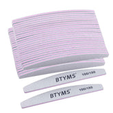 Ensemble de limes à ongles BTYMS, 50 pièces pour tout usage domestique.