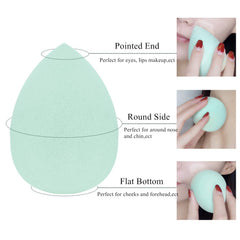 BTYMS éponge maquillage forme arrondie pour joues et front