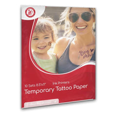 BubblePop printable tattoo paper for inkjet printers enables easy at-home transfers.