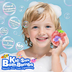 BubbleTail bombe bain dévoile figurine animale lumineuse à chaque utilisation