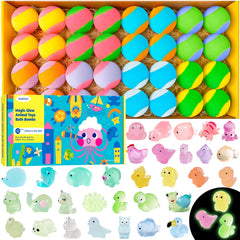BubbleTail bombe de bain 1,8 po avec surprise lumineuse pour enfant