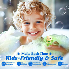 BubbleTail bulles couleurs bain: eaux magiques et moments joyeux