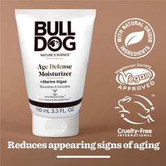 Bulldog Age Defense tanins de chêne, soin naturel et équilibrant.