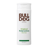 Bulldog Lotion Corps Original, absorption rapide, peau douce et nourrie.
