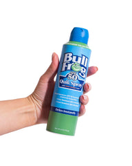 Bullfrog Quik Spray protection UV UVB resistante a la sueur et a l'eau.