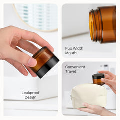 Joint étanche sur le pot Bumobum 1oz pour éviter les déversements.