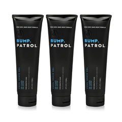 Bump Patrol gel de rasage translucide pour glisse précise et visibilité pendant le rasage