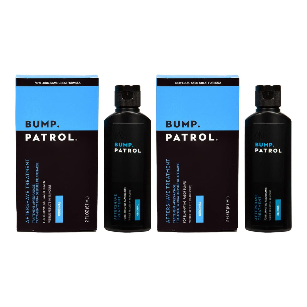Sérum après-rasage Bump Patrol, flacon 2 oz, pour irritations post-rasage.