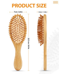 BUNDLEPRO brosse anti-statique pour cheveux lisses et brillants, sans frisottis.