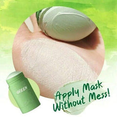 Bupposes masque argile thé vert – aperçu avant-après pour une peau purifiée.