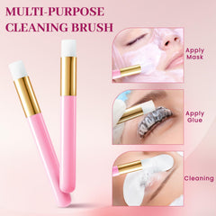 Application mousse Buqikma : nettoie les cils facilement et en profondeur