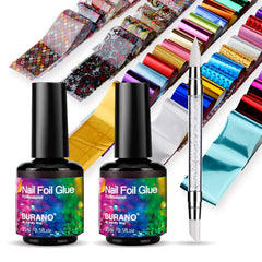 BURANO gel-colle-foil-transfert-15ml : adhérence durable pour motifs foil.