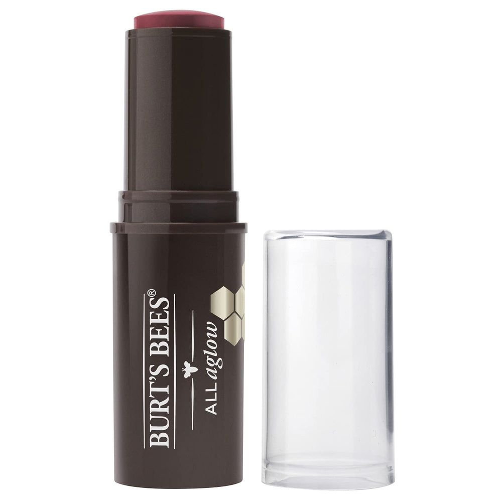 Burts Bees All Aglow Dahlia Dew: stylo lèvres et blush pour couleur naturelle.