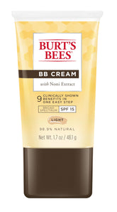 Burt's Bees BB Cream SPF15 teinte légère, flacon, hydrate et unifie le teint.