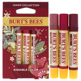 Burts Bees Brillance Lèvres Peony, échantillon : couleur lumineuse et hydratation naturelle.