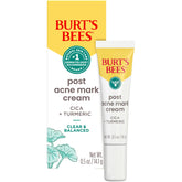 Crème Burt’s Bees post-acné en flacon, estompe les traces.