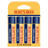 Baume Burt's Bees Vanille – tube: hydratation durable pour lèvres sèches.