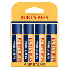 Baume Burt's Bees Vanille – tube: hydratation durable pour lèvres sèches.