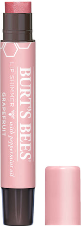 Burt's Bees Lip Shimmer pamplemousse, couleur lumineuse et hydratation.