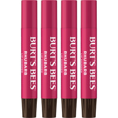 Burt's Bees Lip Shimmer Rhubarb emballage lumineux prêt à offrir.