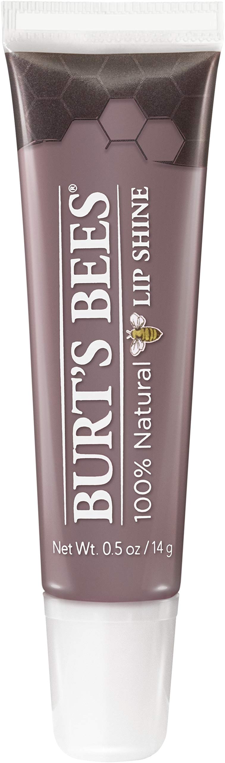 Burt's Bees Lip Shine Spontanéité — bouteille élégante offrant une brillance naturelle et hydratante.