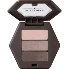 Palette Burt's Bees Ombres Trio – nuances scintillantes nude pour un regard lumineux et durable.