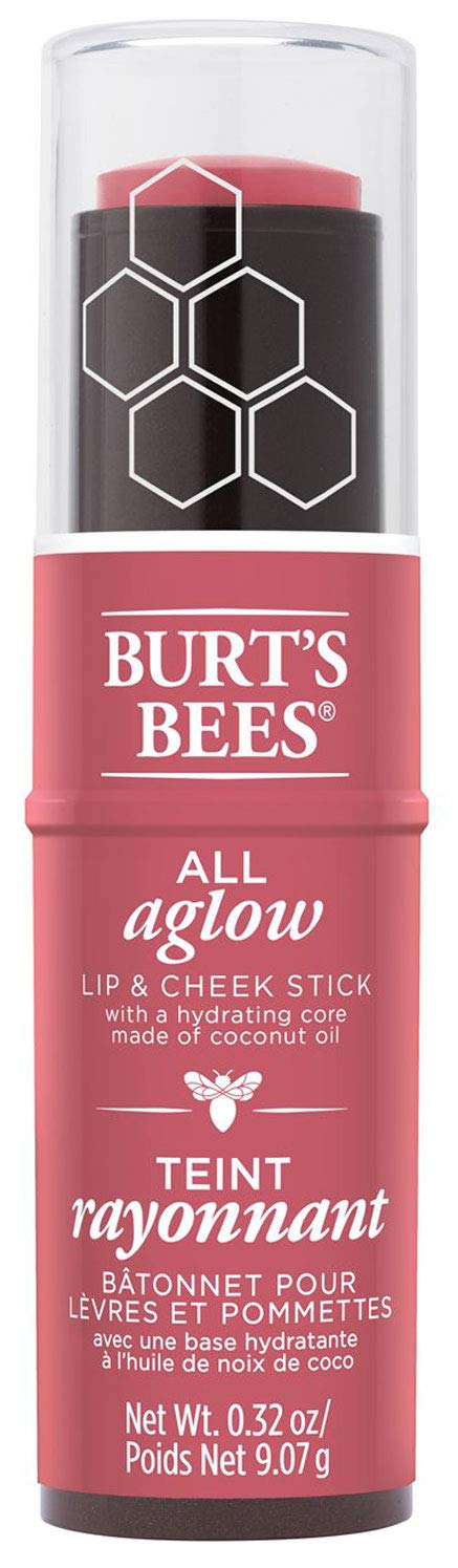 Burts Bees Peony Pool Stick Lèvres et Joues couleur naturelle et hydratation