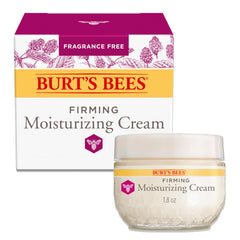 Crème Burt's Bees Renewal Firming dans son bocal 50 ml, hydratation immédiate.