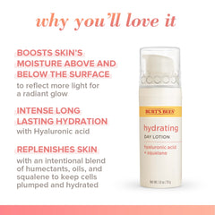 Burts Bees Lotion de Jour Éclatante – pompe pratique facilitant l’application précise.