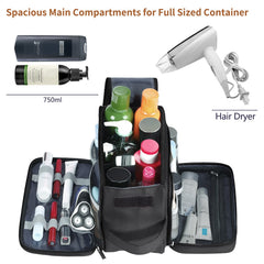 Buruis grande trousse de toilette: compartiments parfaitement organisés pour vos soins