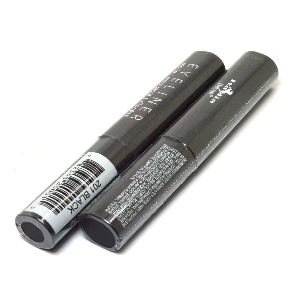 BUTO eyeliner liquide classique noir mat, pack de 2, tenue longue durée et résistante à l'eau.