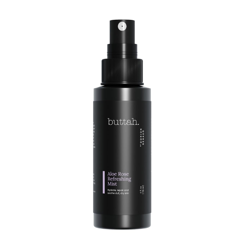 Buttah Aloe Rose Brume Bouteille : hydratation légère et parfum floral