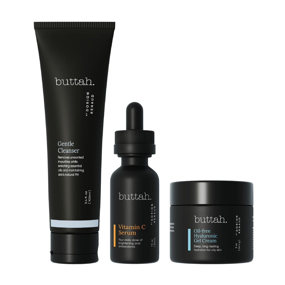 Buttah Skin par Dorion Renaud — gel hydratant sans huile, hydratation légère et durable.