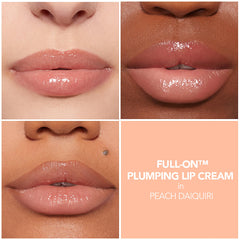 Texture creme sans paillettes et brillance lumineuse avec Buxom Full-On Plumping Lip Cream