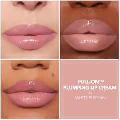 Swatch Buxom White Russian sans paillettes révélant la teinte naturelle.