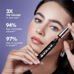 Buxom Mascara Volume Cils pigments noirs riches pour couleur intense
