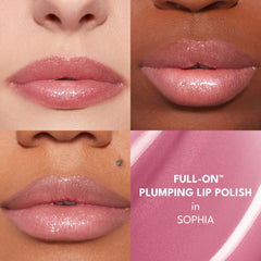 BUXOM SOPHIA Mini gloss avec peptide pour volume subtil.
