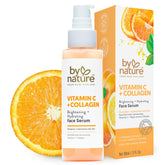 By Nature sérum visage bouteille: vitamine C et collagène, teint éclatant potentiel.