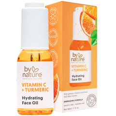 By Nature huile visage vitamine C en bouteille pour éclat naturel