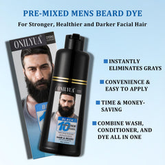 BYAYW Couleur barbe durable, couvre le gris pour 3 à 4 semaines.