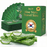 Gel aloé véra by.H 98% pur, mini-paquets pratiques pour voyage.