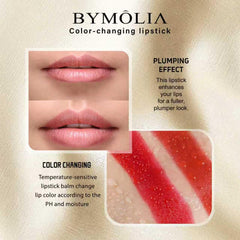 BYMOLIA Lipstick conçu pour les saisons sèches: fini naturel et pratique en automne et hiver