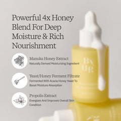 ByUR sérum miel – Texture riche non collante pour peau douce.