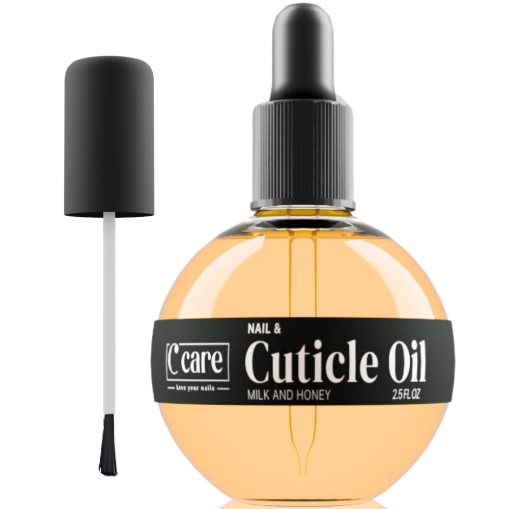 Huile C CARE cuticules lait miel dans bouteille 75 ml nourrir les ongles