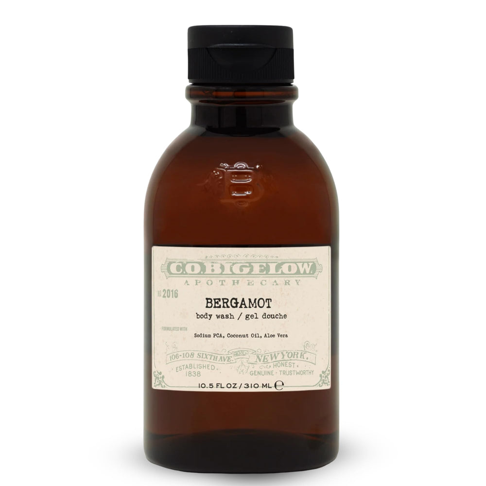 Flacon C O Bigelow Bergamot Gel Douche hydratant pour peau doux après la douche