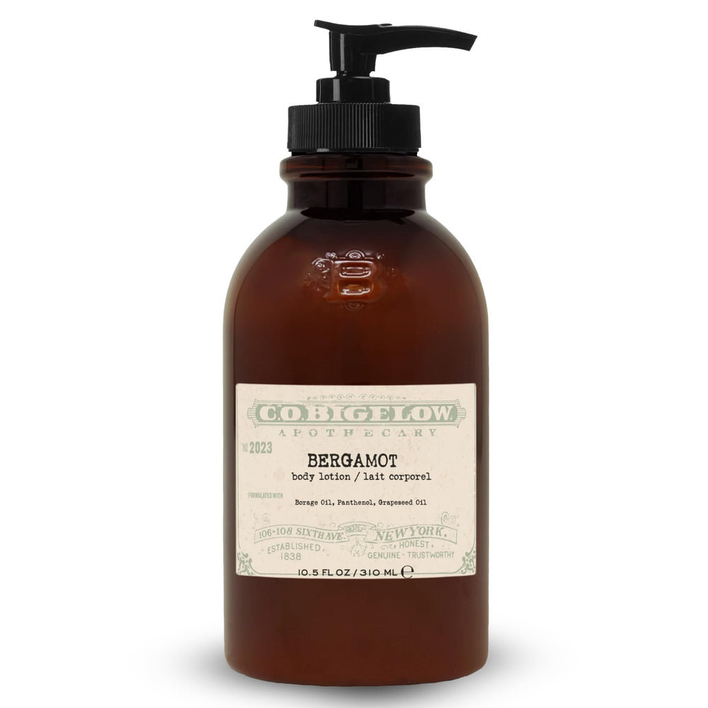 C.O. Bigelow Bergamot Lotion Corps en bouteille, hydratation légère.