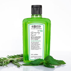 Gel douche C.O. Bigelow romarin menthe en bouteille, hydratant et revitalisant pour la peau.
