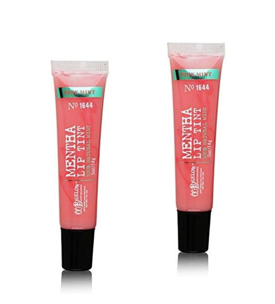 C. O. Bigelow Mentha, teinte lèvres rose menthe, hydratation légère au quotidien.