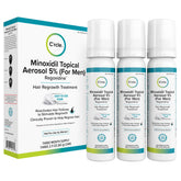 C’rcle Minoxidil Foam 5% – bouteille sans parfum, application nette et précise.